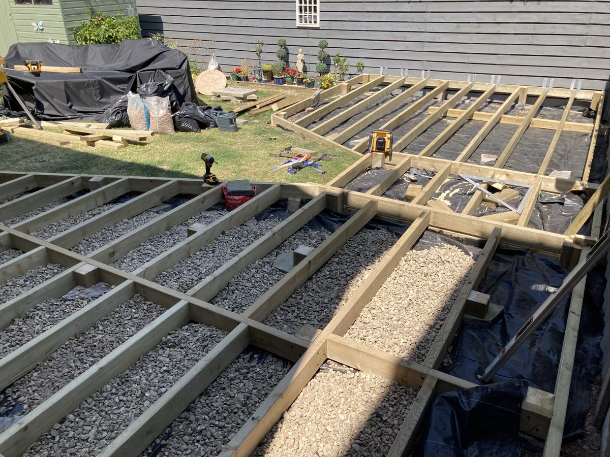 Triple-level deck in Cardiff: where the levels meet